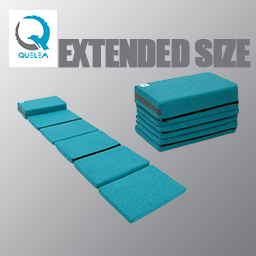 QUELEA MCU1-ES Meditation Cushion Extended Size -Blue (Welcome wholesale and group purchasing)
