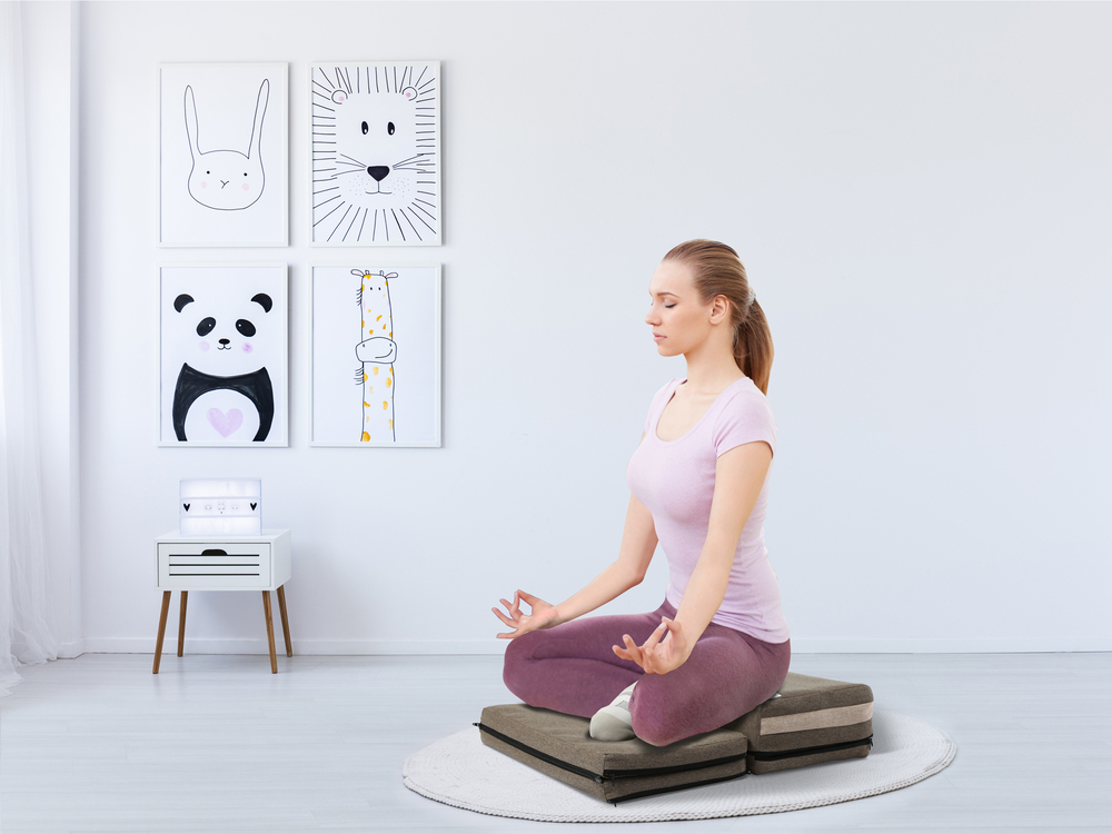 meditation mat indoor space design