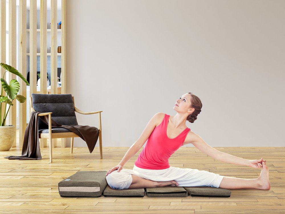 Meditation mat for yoga